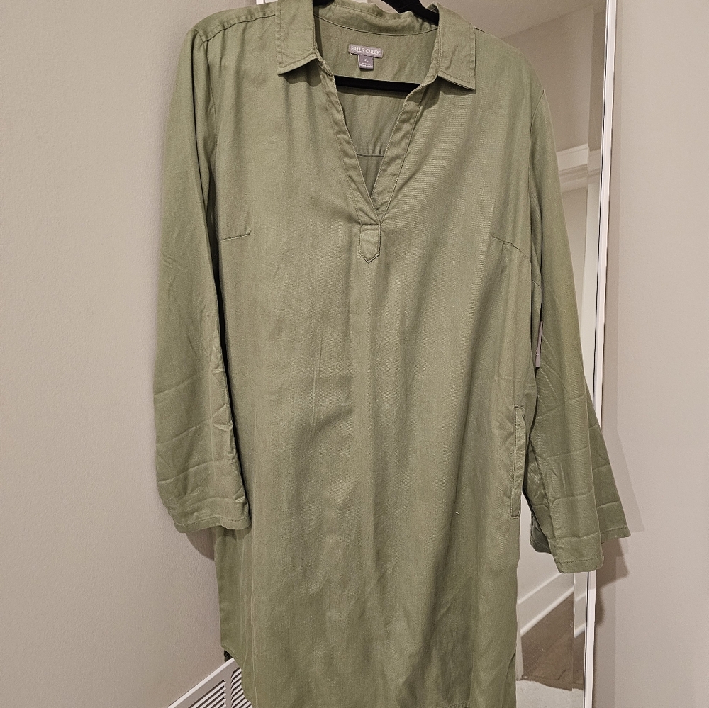 Olive Green Women's Dress